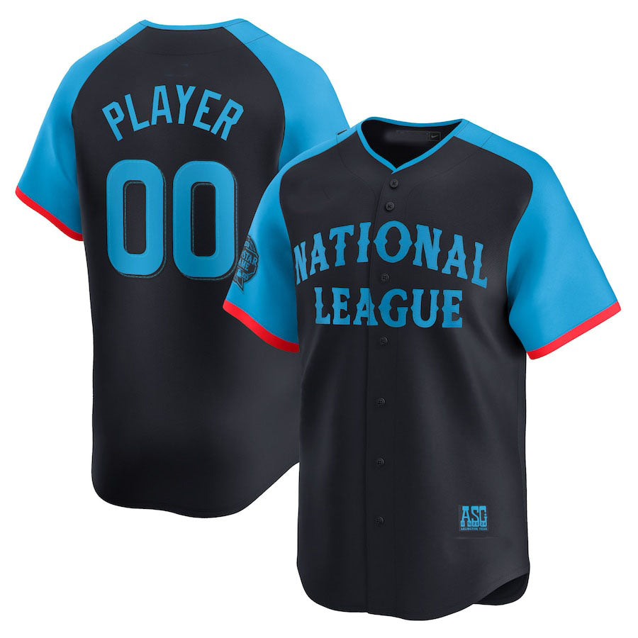 Custom National League 2024 All-Star Game Limited Pick-A-Player Jersey - Navy Baseball Jerseys - Main View