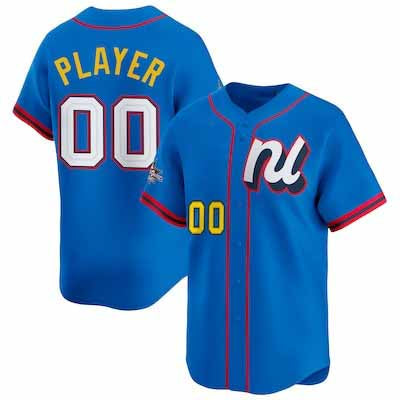 Custom National League 2025 All-Star Edition Pick-A-Player Limited Jersey - Blue Baseball Jerseys - Main View