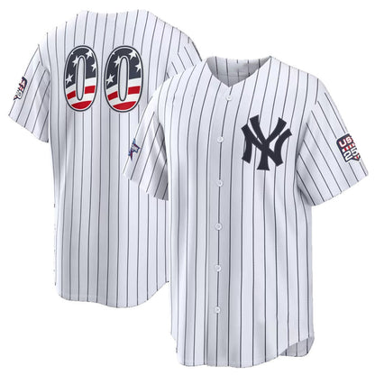 Custom New York Yankees 2026 All-Star Edition Stars & Stripes White Stadium Pick-A-Player Baseball Jersey - Main View