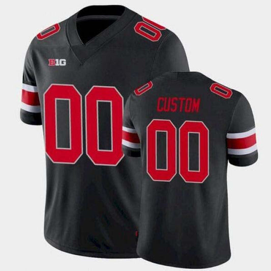 O.State Buckeyes Active Player Black Vapor Untouchable Limited Stitched Football American College Jerseys - Main View