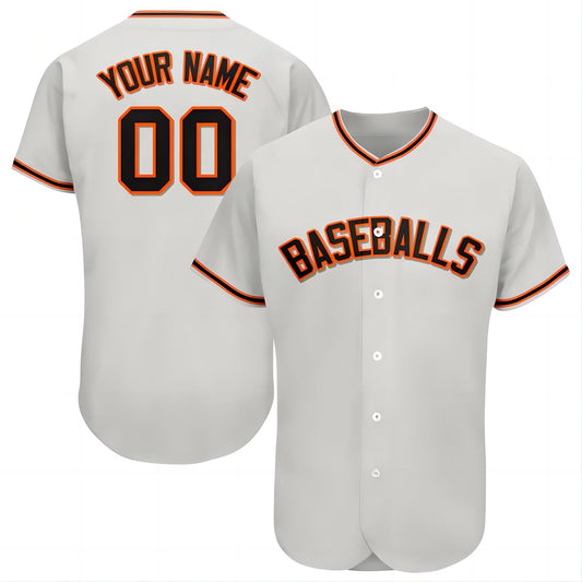 Baseball Jerseys Custom San Francisco Giants Stitched Personalized Button Down Baseball T Shirt - Main View