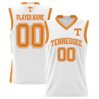 Custom T.Volunteers GameDay Greats NIL Pick-A-Player Lightweight Basketball Jersey - White College Jerseys - Main View
