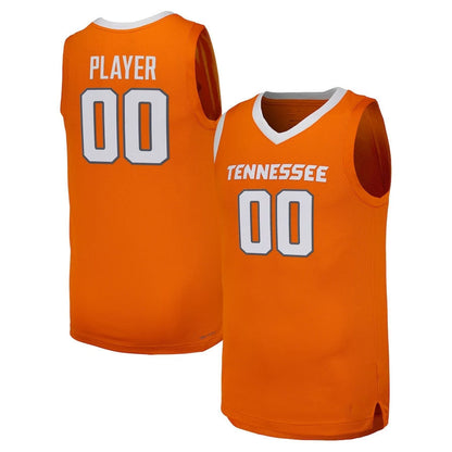 Custom T.Volunteers NIL Pick-A-Player Basketball Replica Jersey - Orange College Jerseys - Main View