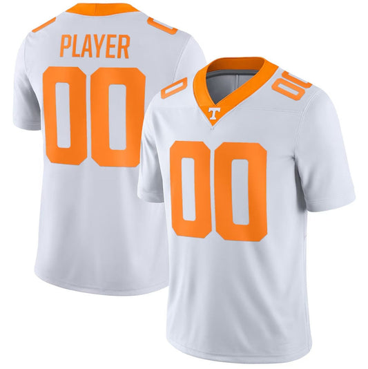 Custom T.Volunteers Pick-A-Player NIL Replica Football Jersey - White College Jerseys - Main View