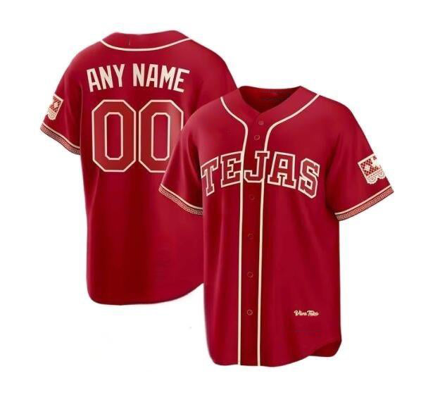 Custom Texas Rangers 2026 City Connect Stadium Baseball Stitched Jersey - Main View