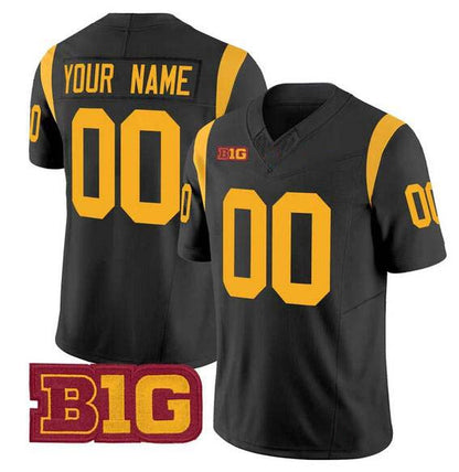 Custom U.Trojans ACTIVE PLAYER Black 2024 F.U.S.E. Vapor Limited Stitched American College Jerseys - Main View