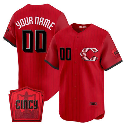Custom Cincinnati Reds  Red 2026 City Connect Vapor Premier Limited Jersey - All Stitched - Main View
