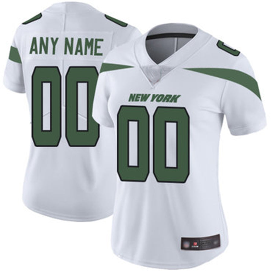 Custom NY.Jets Home Road Jersey White Vapor Untouchable Football Limited Jersey American Stitched Jersey Football Jerseys - Main View