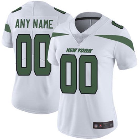Custom NY.Jets Home Road Jersey White Vapor Untouchable Football Limited Jersey American Stitched Jersey Football Jerseys - Main View