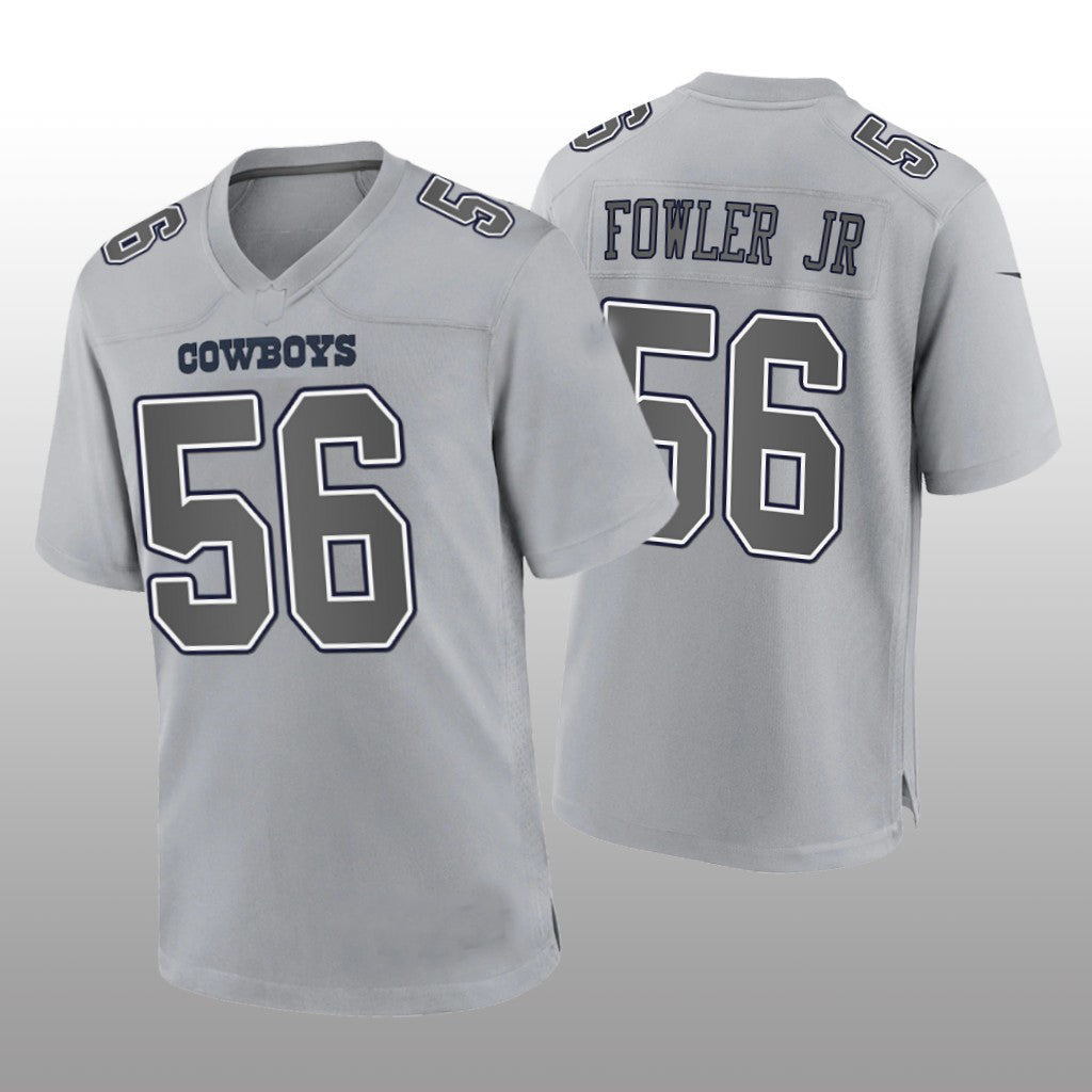 D.Cowboys #56 Dante Fowler Jr. Gray Atmosphere Game Jersey Fashion Jersey American Jerseys - Main View