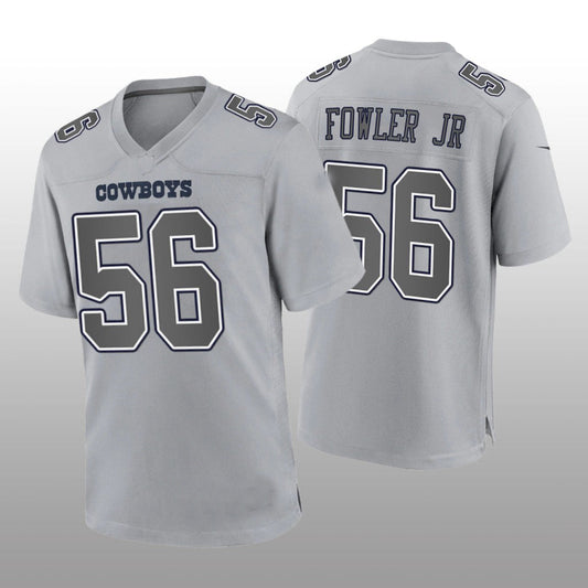 D.Cowboys #56 Dante Fowler Jr. Gray Atmosphere Game Jersey Fashion Jersey American Jerseys - Main View
