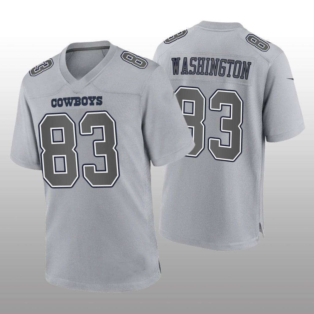 D.Cowboys #83 James Washington Gray Atmosphere Game Jersey Fashion Jersey American Jerseys - Main View