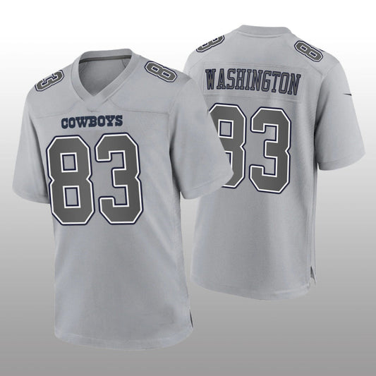 D.Cowboys #83 James Washington Gray Atmosphere Game Jersey Fashion Jersey American Jerseys - Main View