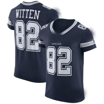 D.Cowboys #82 Jason Witten Navy Vapor Untouchable Elite Jersey Fashion Jersey American Jerseys - Main View