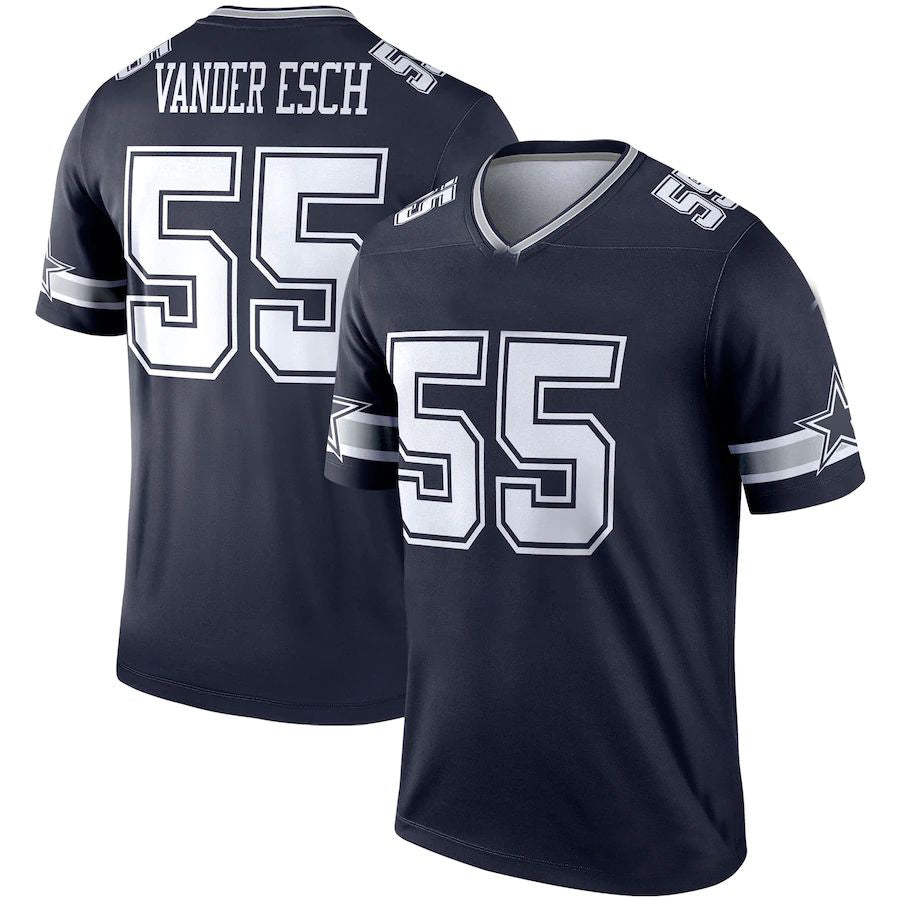 D.Cowboys #55 Leighton Vander Esch Navy Legend Player Jersey Stitched American Football Jerseys - Main View