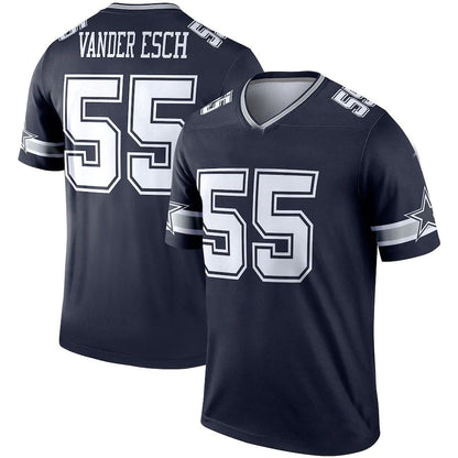 D.Cowboys #55 Leighton Vander Esch Navy Legend Player Jersey Stitched American Football Jerseys - Main View