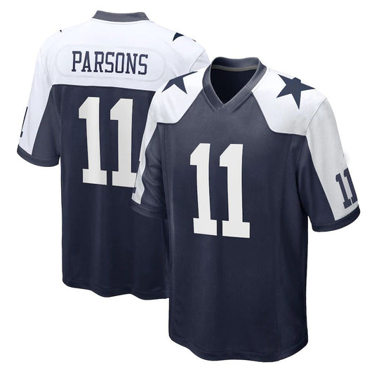 D.Cowboys #11 Micah Parsons Navy Alternate Game Jersey Stitched American Football Jerseys - Main View