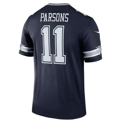 D.Cowboys #11 Micah Parsons Navy Legend Jersey Stitched American Football Jerseys - Main View