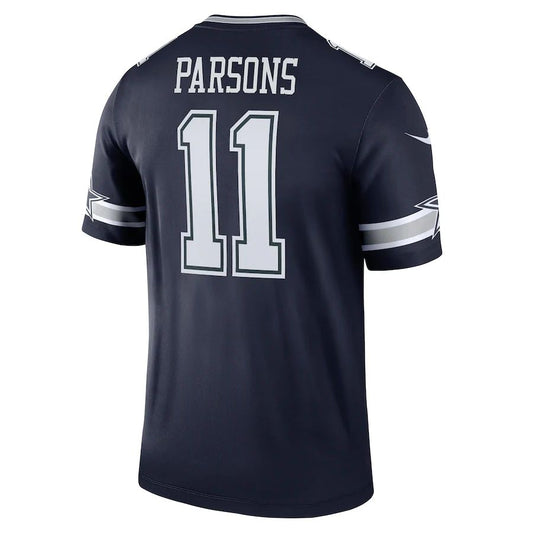 D.Cowboys #11 Micah Parsons Navy Legend Jersey Stitched American Football Jerseys - Main View