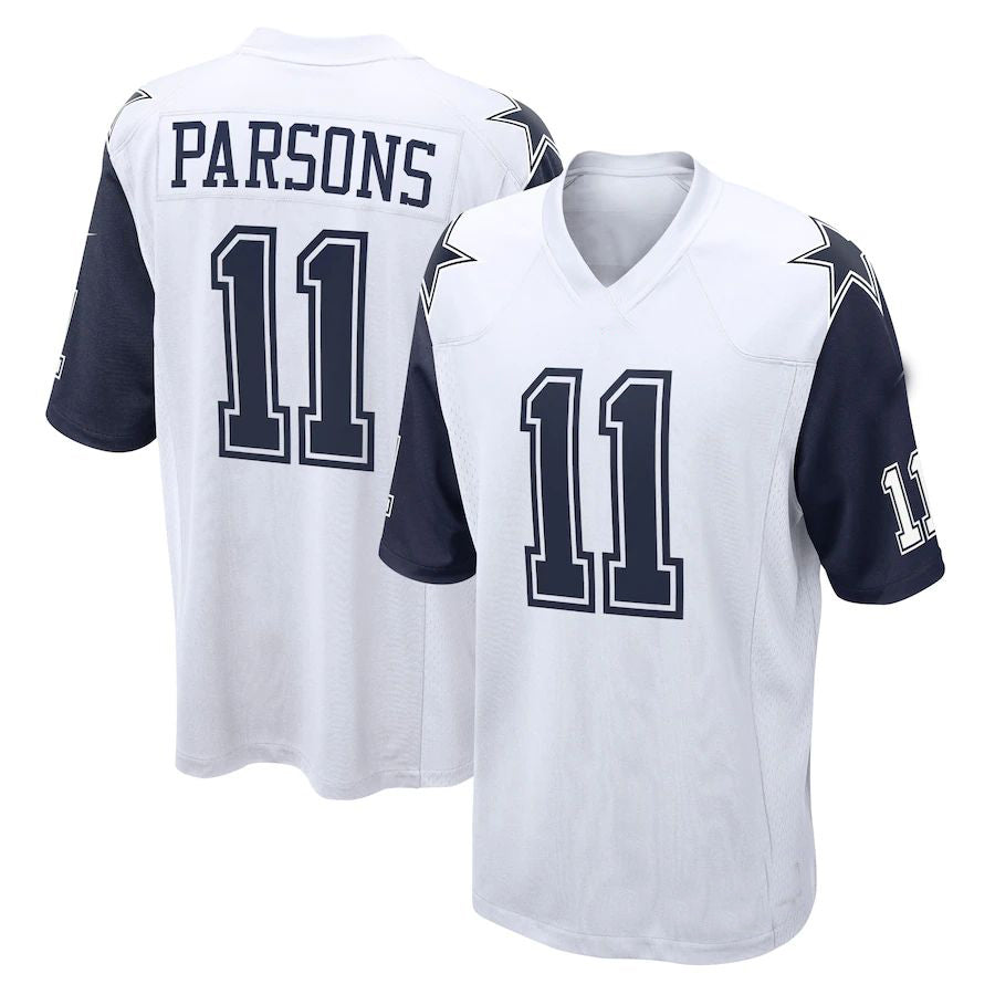 D.Cowboys #11 Micah Parsons White Alternate Game Jersey Stitched American Football Jerseys - Main View