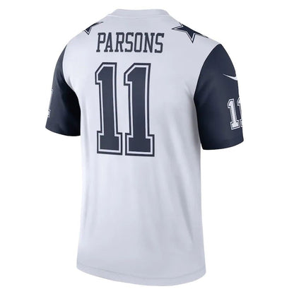 D.Cowboys #11 Micah Parsons White Alternate Legend Jersey Stitched American Football Jerseys - Main View