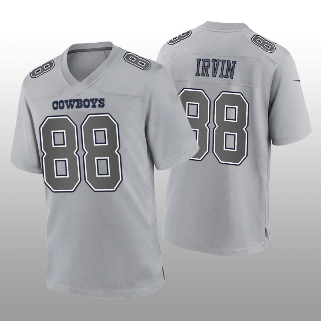 D.Cowboys #88 Michael Irvin Gray Atmosphere Game Retired Player Jersey Fashion Jersey American Jerseys - Main View