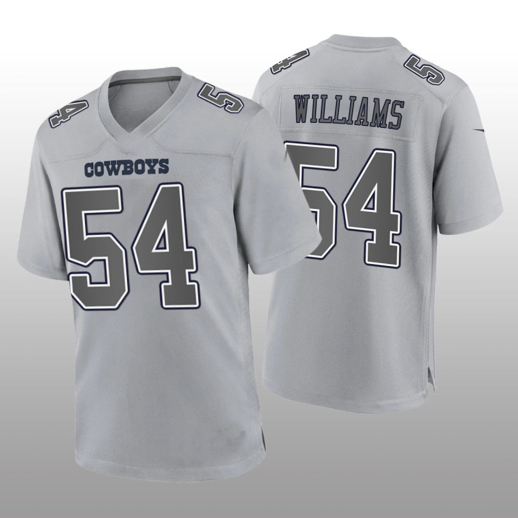 D.Cowboys #54 Sam Williams Gray Atmosphere Game Jersey Fashion Jersey American Jerseys - Main View
