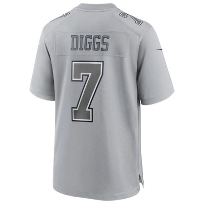 D.Cowboys #7 Trevon Diggs Gray Atmosphere Fashion Game Jersey Stitched American Football Jerseys - Main View
