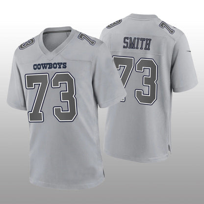 D.Cowboys #73 Tyler Smith Gray Atmosphere Game Jersey Fashion Jersey American Jerseys - Main View