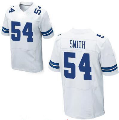 D.Cowboys #54 Jaylon Smith White Road Stitched  Elite Jersey Fashion Jersey American Jerseys - Main View