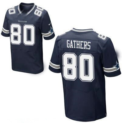 D.Cowboys #80 Rico Gathers Navy Blue Team Color Stitched Elite Jersey Fashion Jersey American Jerseys - Main View