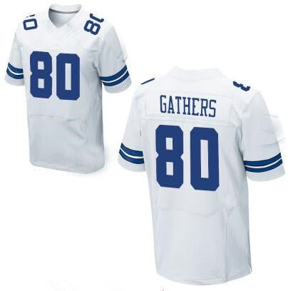 D.Cowboys #80 Rico Gathers White Road Stitched Elite Jersey Fashion Jersey American Jerseys - Main View