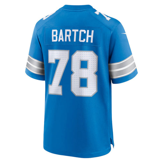 D.Lions #78 Ben Bartch Blue Team Game Stitched Football American Jersey - Main View