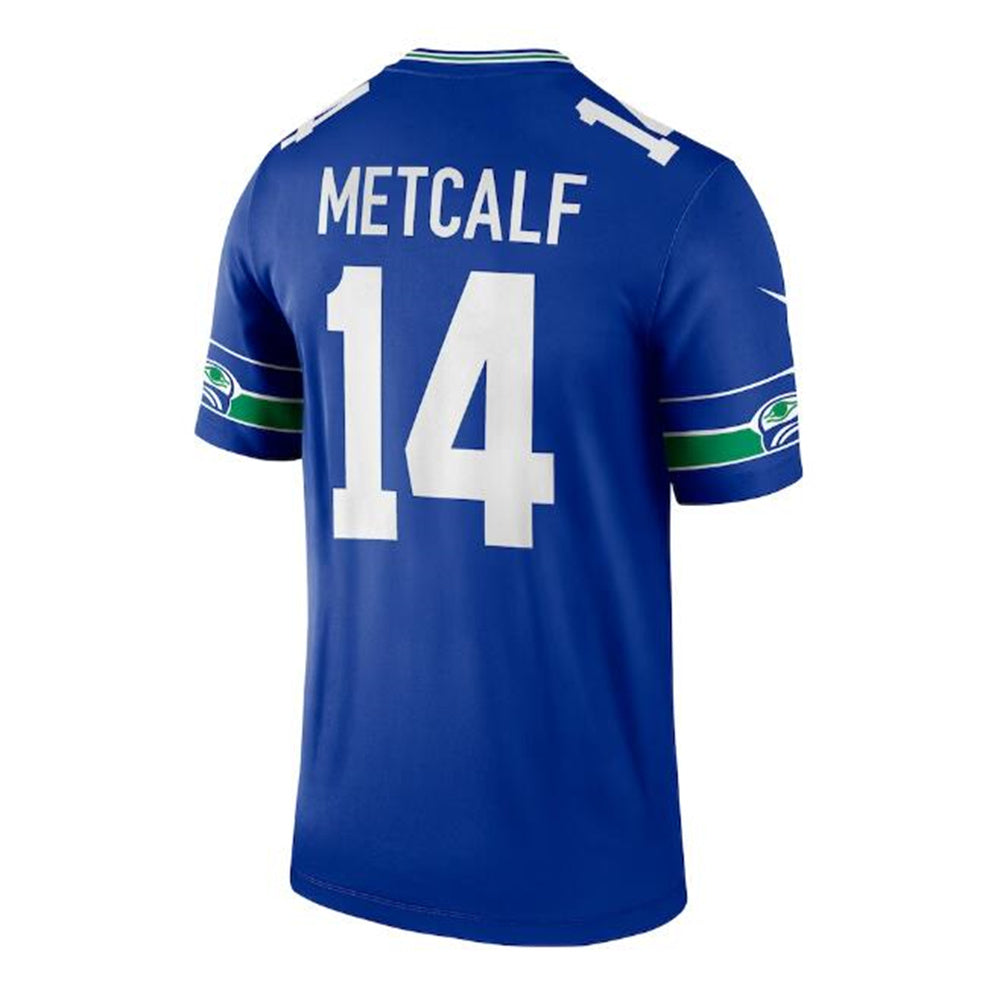 S.Seahawks #14 DK Metcalf Throwback Legend Player Jersey - Royal Stitched American Football Jerseys - Main View