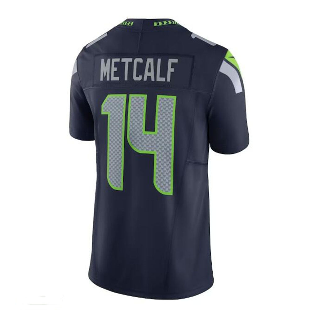 S.Seahawks #14 DK Metcalf  Vapor F.U.S.E. Limited Jersey - College Navy Stitched American Football Jerseys - Main View