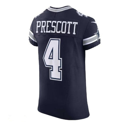 D.Cowboys #4 Dak Prescott Vapor F.U.S.E. Elite Jersey - Navy Stitched American Football Jerseys - Main View