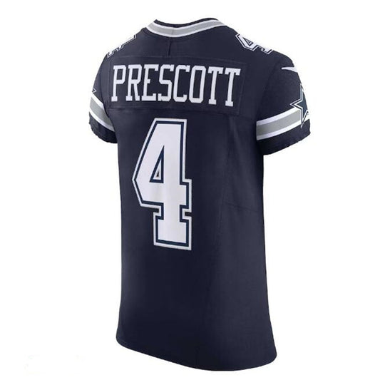 D.Cowboys #4 Dak Prescott Vapor F.U.S.E. Elite Jersey - Navy Stitched American Football Jerseys - Main View