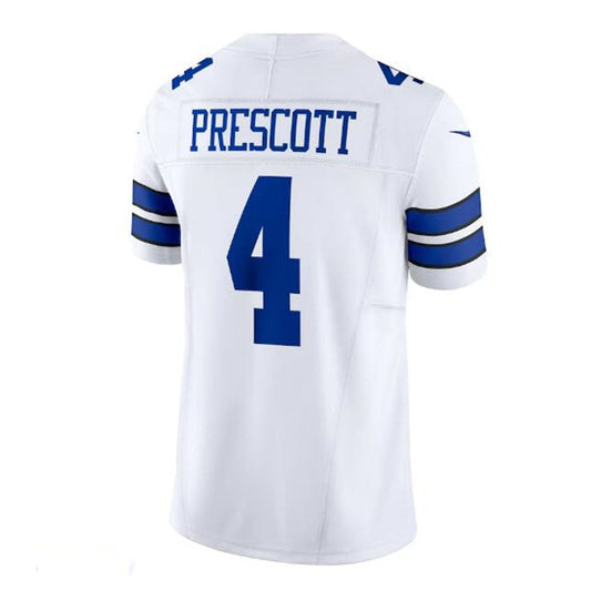 D.Cowboys #4 Dak Prescott Vapor F.U.S.E. Limited Jersey - White Stitched American Football Jerseys - Main View