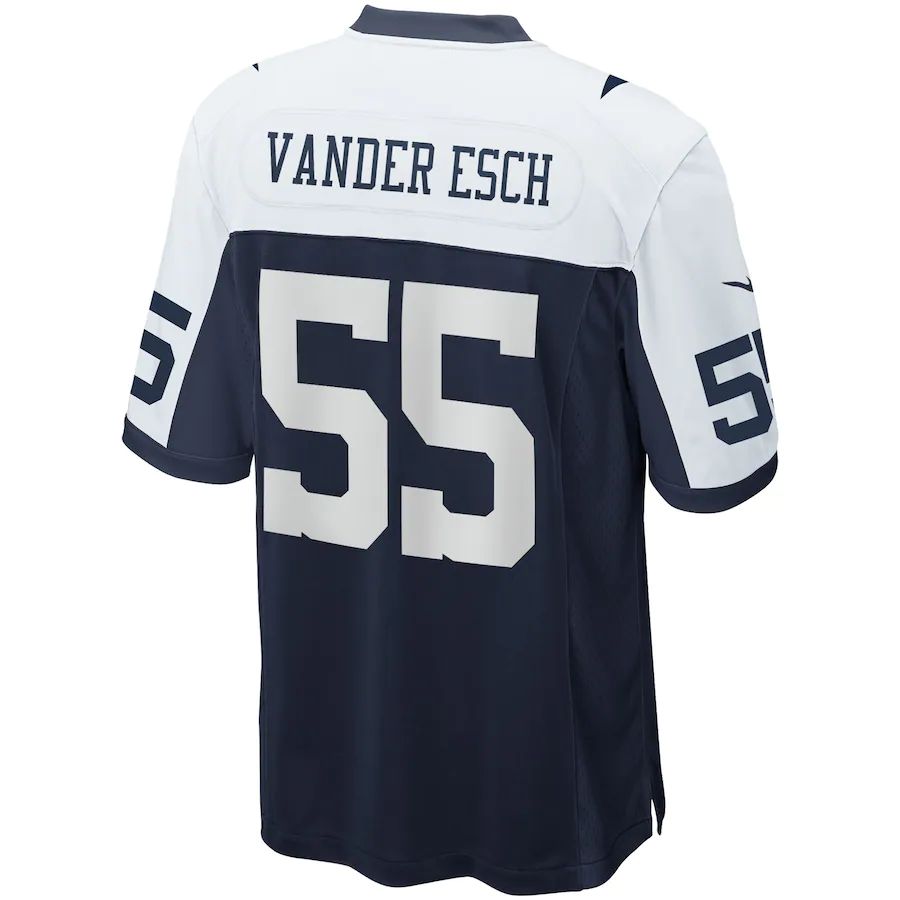 D.Cowboys #55 Leighton Vander Esch Navy Alternate Game Team Jersey Stitched American Football Jerseys - Main View