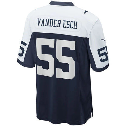 D.Cowboys #55 Leighton Vander Esch Navy Alternate Game Team Jersey Stitched American Football Jerseys - Main View
