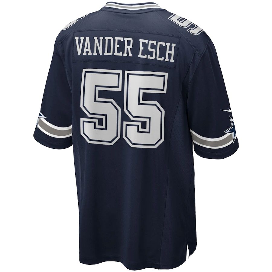 D.Cowboys #55 Leighton Vander Esch  Navy Team Game Jersey Stitched American Football Jerseys - Main View