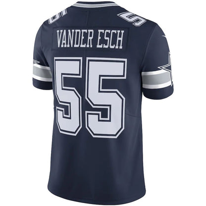 D.Cowboys #55 Leighton Vander Esch Navy Vapor Limited Player Jersey Stitched American Football Jerseys - Main View