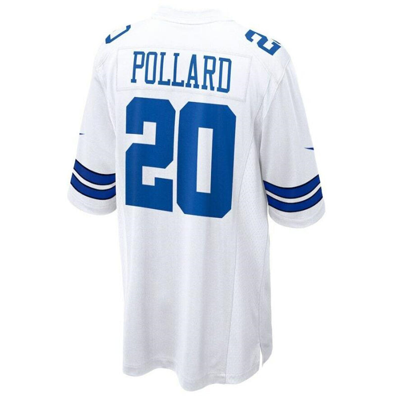 D.Cowboys #20 Tony Pollard  White Official Player Game Jersey Stitched American Football Jerseys - Main View