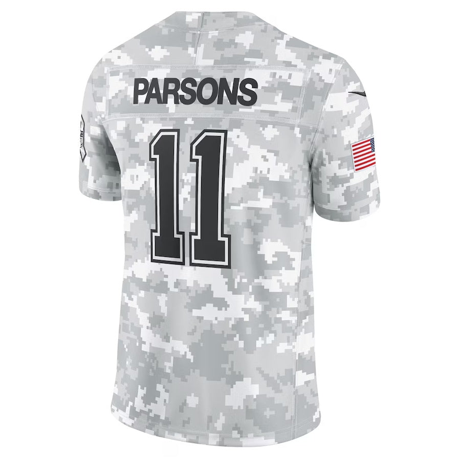 D.Cowboys #11 Micah Parsons Arctic Camo 2024 Salute to Service Limited Stitched American Football Jerseys - Main View