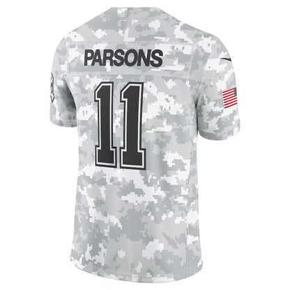 D.Cowboys #11 Micah Parsons Arctic Camo 2024 Salute to Service Limited Stitched American Football Jerseys - Main View
