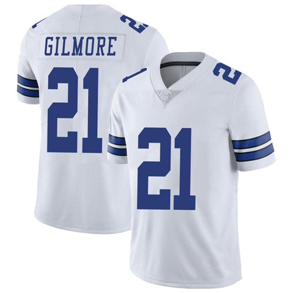 D.Cowboys #21 Stephon Gilmore White Stitched Vapor Untouchable Limited Jersey Stitched American Football Jerseys - Main View