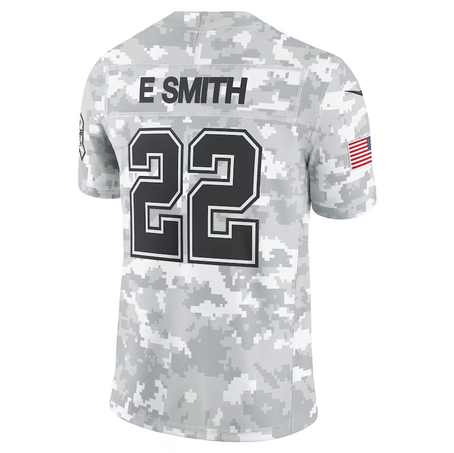 D.Cowboys #22 Emmitt Smith Arctic Camo 2024 Salute to Service Limited Stitched American Football Jerseys - Main View
