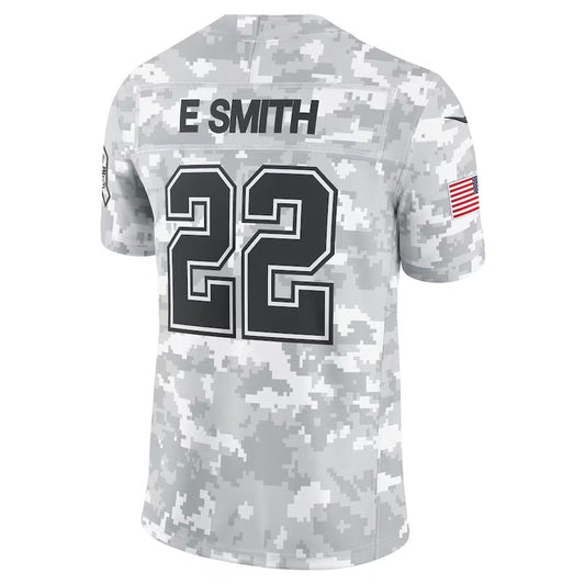 D.Cowboys #22 Emmitt Smith Arctic Camo 2024 Salute to Service Limited Stitched American Football Jerseys - Main View