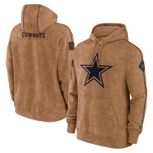 D.Cowboys 2023 Salute To Service Club Pullover Hoodie Cheap sale Birthday and Christmas gifts Stitched American Football Jerseys - Main View