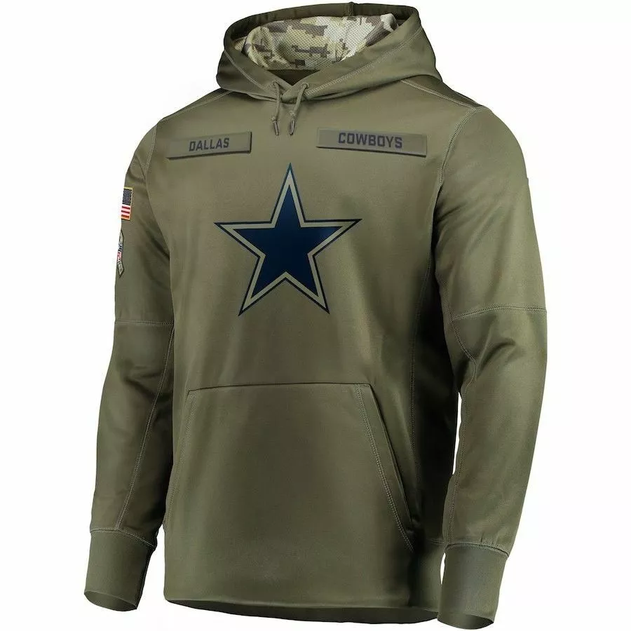 D.Cowboys 2024 Salute To Service Club Pullover Hoodie Cheap sale Birthday and Christmas gifts Stitched American Football Jerseys - Main View